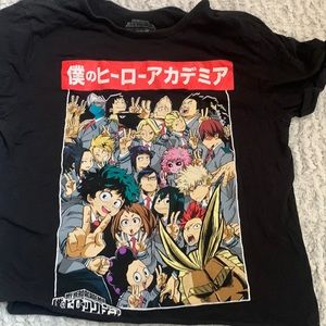 My Hero Academia Black Shirt
